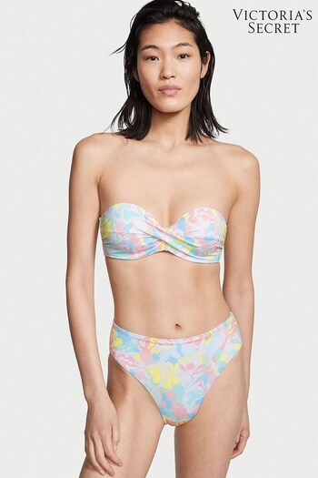 Victoria's Secret Camo Floral Strapless Swim Bikini Top (K17542) | £39