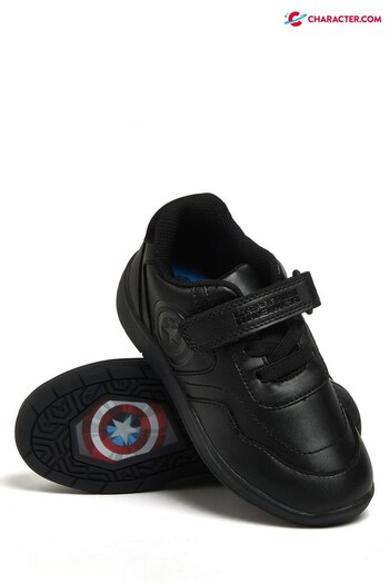 Character Black - Avengers Boys School Shoes (K18420) | £26