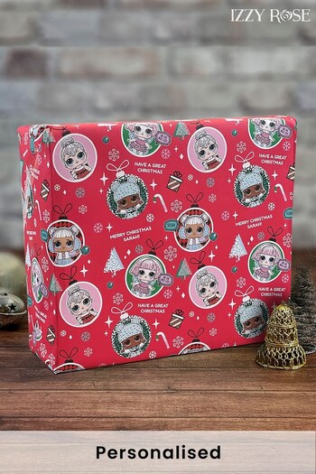 Personalised Licence Christmas Gift Wrap by Izzy Rose (K18650) | £10