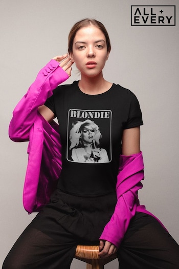 All + Every Black Blondie Presente Poster Women's Music T-Shirt (K18983) | £22
