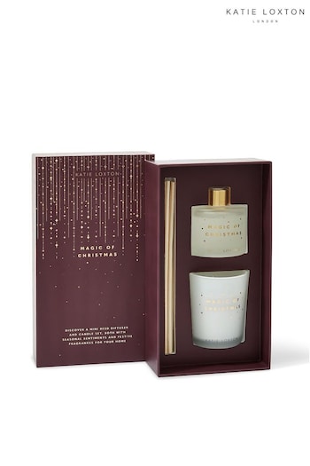 Katie Loxton Clear Magic of Christmas Mini Diffuser & Candle Gift Set (K19104) | £25
