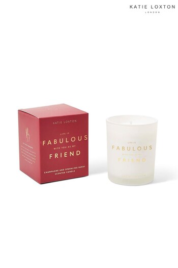 Katie Loxton Life Is Fabulous With You As My Friend Candle (K19107) | £17