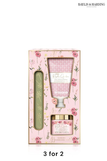 Baylis & Harding Royale Garden Rose, Poppy  Vanilla Luxury Manicure Gift Set (K19539) | £9