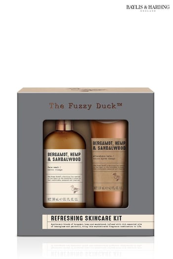 Baylis & Harding The Fuzzy Duck  Bergamot, Hemp  Sandalwood  Mens Luxury Skincare Duo Gift  Set (K19898) | £12