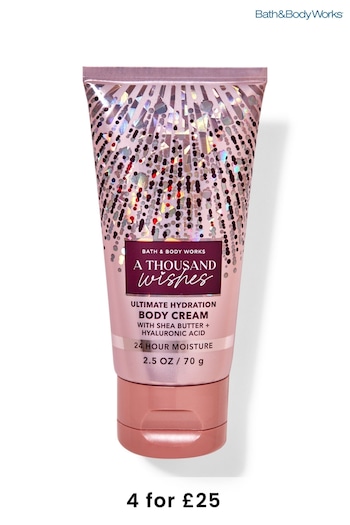 Beauty Top Picks A Thousand Wishes Travel Size Ultimate Hydration Body Cream 2.5 oz / 70 g (K20360) | £11