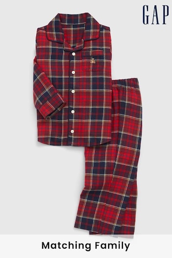 Gap Red Check Family Christmas Toddler Pyjamas (K21263) | £30