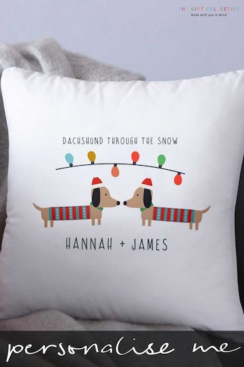Personalised Christmas Cushion by The Gift Collective (K21291) | £20