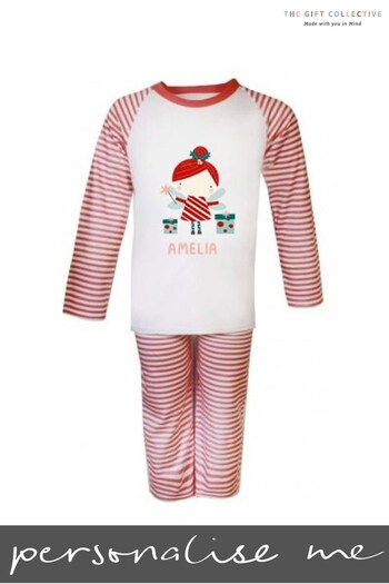 Personalised Striped Pyjamas by The Gift Collective (K21321) | £22