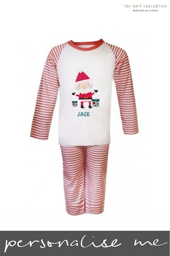 Personalised Striped Pyjamas by The Gift Collective (K21324) | £22