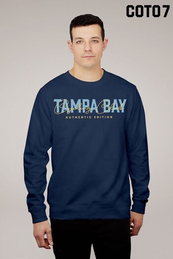 Coto7 Navy Tampa Bay Cycling Club Authentic Edition Men's Sweatshirt (K21413) | £32