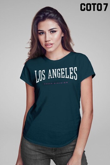 Coto7 Petroleum Blue Los Angeles Urban Division Women's T-Shirt (K21903) | £21