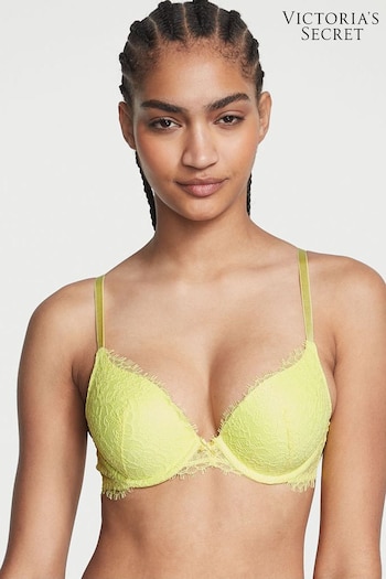 Victoria's Secret Citron Yellow Lace Lightly Lined Full Cup Bra (K22236) | £29