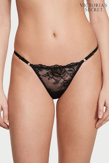 Victoria's Secret Black Lace G String Knickers (K22425) | £14