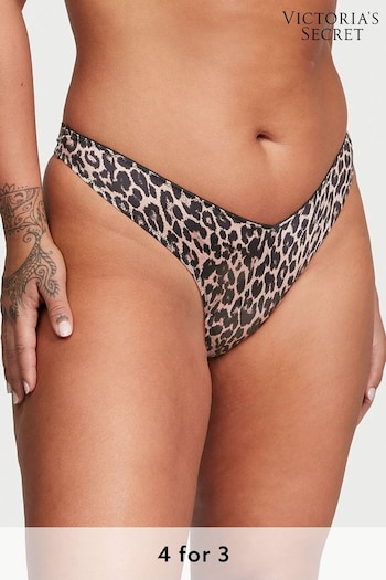 Victoria's Secret Sexy Leopard Brown Thong Knickers (K22440) | £14