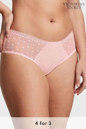 Victoria's Secret Pretty Blossom Pink Scalloped Hipster Knickers (K22451) | £9