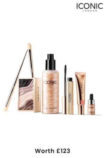 ICONIC London Glowing Out Makeup Gift Set (Worth £123) (K22695) | £60