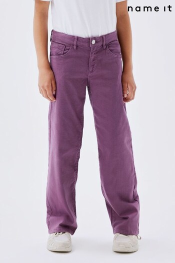 Name It Purple Wide Leg Cargo Trousers (K22727) | £22