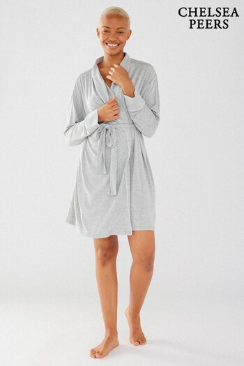 Chelsea Peers Grey Modal Dressing Gown (K23069) | £40
