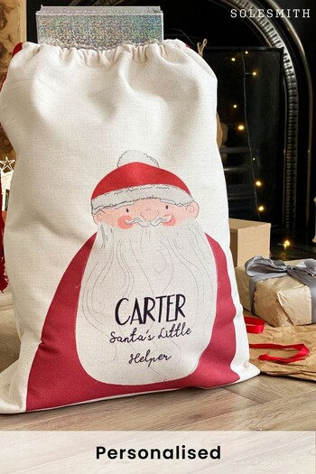 Personalised Santa's Little Helper Christmas Sack by Solesmith (K23435) | £35