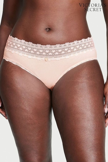 Victoria's Secret Purest Pink Hipster Lace Waist Knickers (K23467) | £9