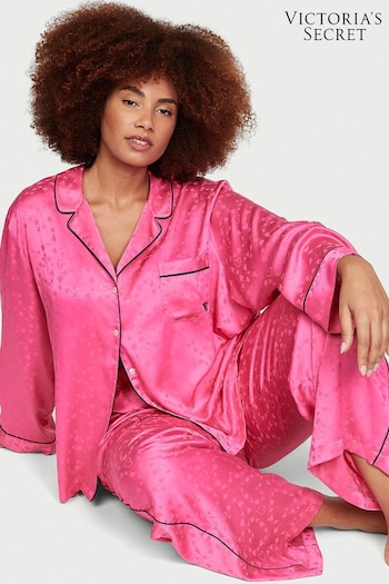 Victoria's Secret Hollywood Pink Satin Long Pyjamas (K23469) | £69