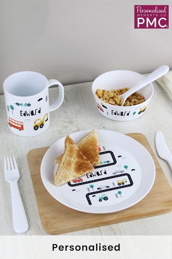 Personalised Childrens Plastic Breakfast Set by PMC (K23704) | £26