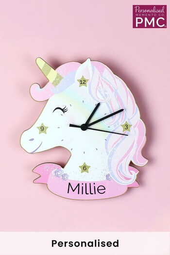 Personalised Childrens Wooden Clock  by PMC (K23717) | £25