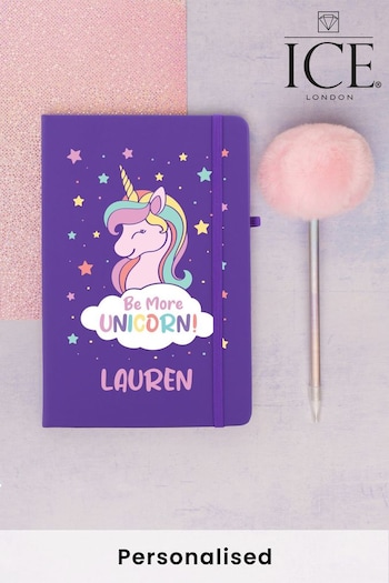 Personalised Be More Unicorn Notebook and Pen Set by Ice London (K24391) | £13