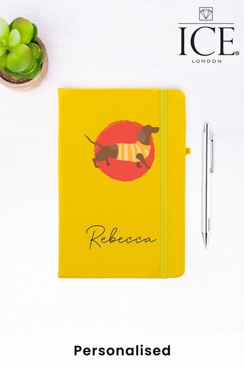 Personalised Dachshund Notebook and Pen Set by Ice London (K24395) | £12