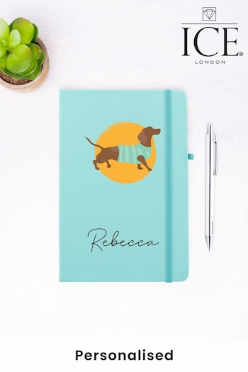 Personalised Dachshund Notebook and Pen Set by Ice London (K24397) | £12
