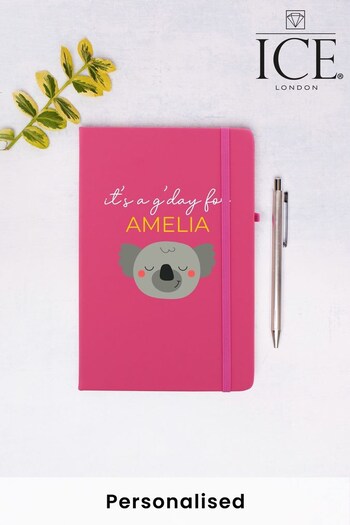 Personalised Notebook and Pen Set by Ice London (K24405) | £12