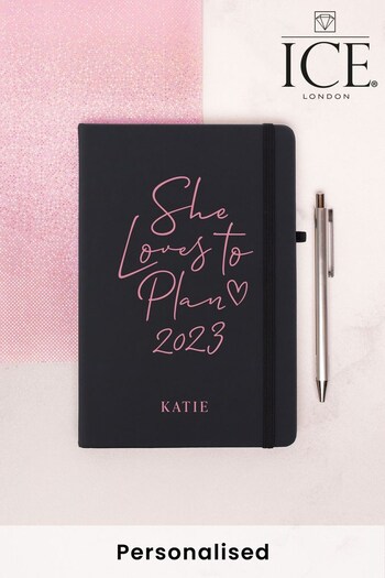 Personalised Notebook and Pen Set by Ice London (K24415) | £12