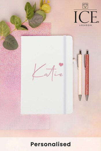 Personalised Name Notebook and Pen Set by Ice London (K24418) | £14