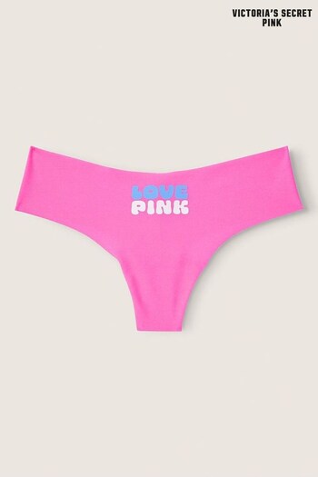 Victoria's Secret PINK Radiant Rose Pink Thong Smooth No Show Knickers (K24498) | £9