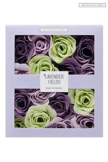 Heathcote & Ivory Lavendar Fields Soap Flowers 96g (K24683) | £10