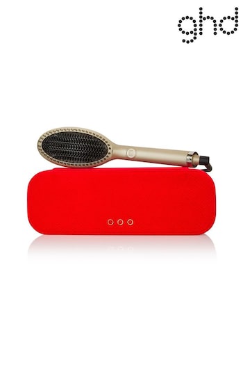 ghd Glide Limited Edition – Smoothing Hot Brush in Champagne Gold (K24831) | £179