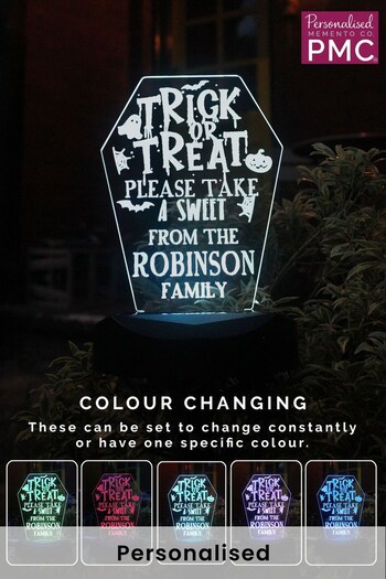 Personalised Halloween Solar Light by PMC (K25223) | £25