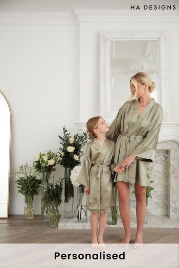 Personalised Sage Robe by HA Designs (K25227) | £50