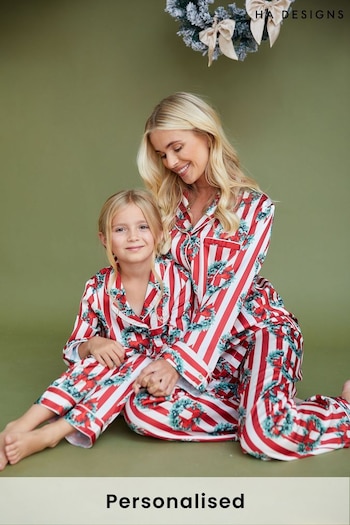Personalised Women Wreath Pyjama Set by HA Designs (K25330) | £65
