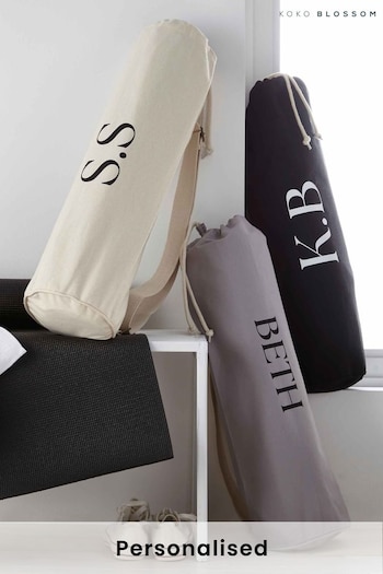 Personalised Yoga Mat Bag by Koko Blossom (K25456) | £28