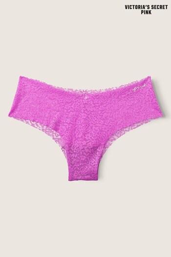 Victoria's Secret PINK House Party Purple No Show Lace Cheeky Knickers (K25602) | £9