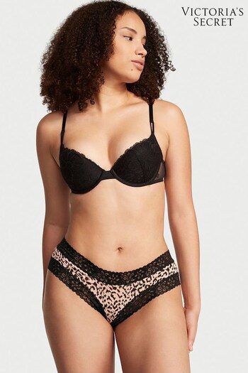 Victoria's Secret Camo Leopard Lace Waist Cotton Cheeky Knickers (K25907) | £9