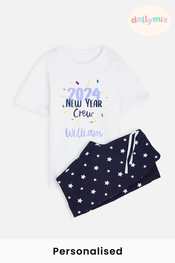Personalised Toddler New Year Pyjamas by Dollymix (K25987) | £30