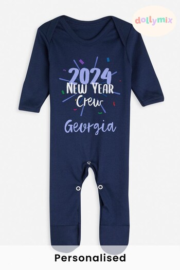 Personalised New Year Baby Rompersuit by Dollymix (K25990) | £20