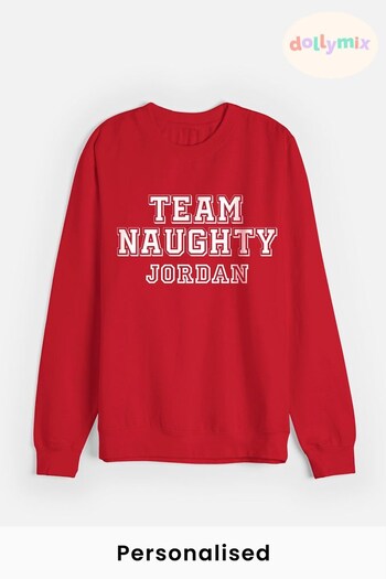 Personalised Team Naughty Jumper for Men by Dollymix (K26011) | £28