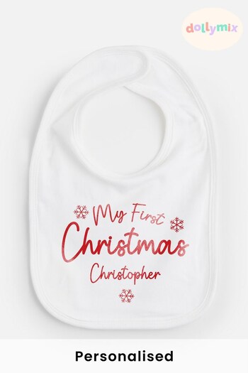 Personalised Mr Frost Bib by Dollymix (K26023) | £12