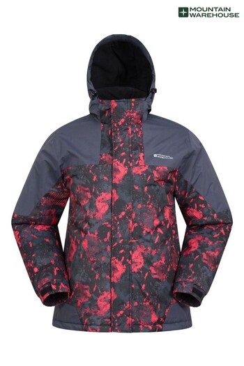 Mountain Warehouse Grey Shadow Mens Printed Ski Jacket (K26115) | £74