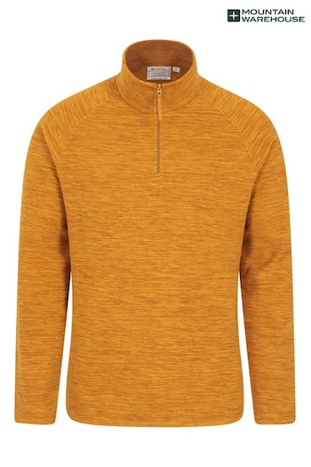Mountain Warehouse Yellow Snowdon Mens Micro Fleece (K26128) | £25