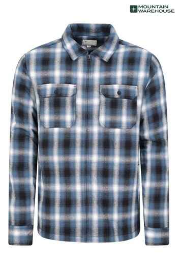 Mountain Warehouse Blue Stream II Lined Flannel Shirt - Mens (K26145) | £56