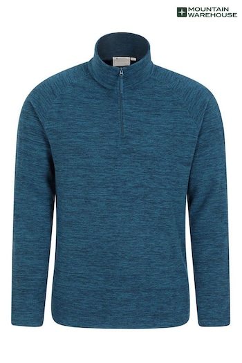 Mountain Warehouse Indigo Blue Snowdon Mens Micro Fleece (K26162) | £25